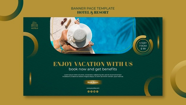 酒店企业（度假村）主页网站模板0