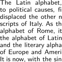 Latin Modern Sans1