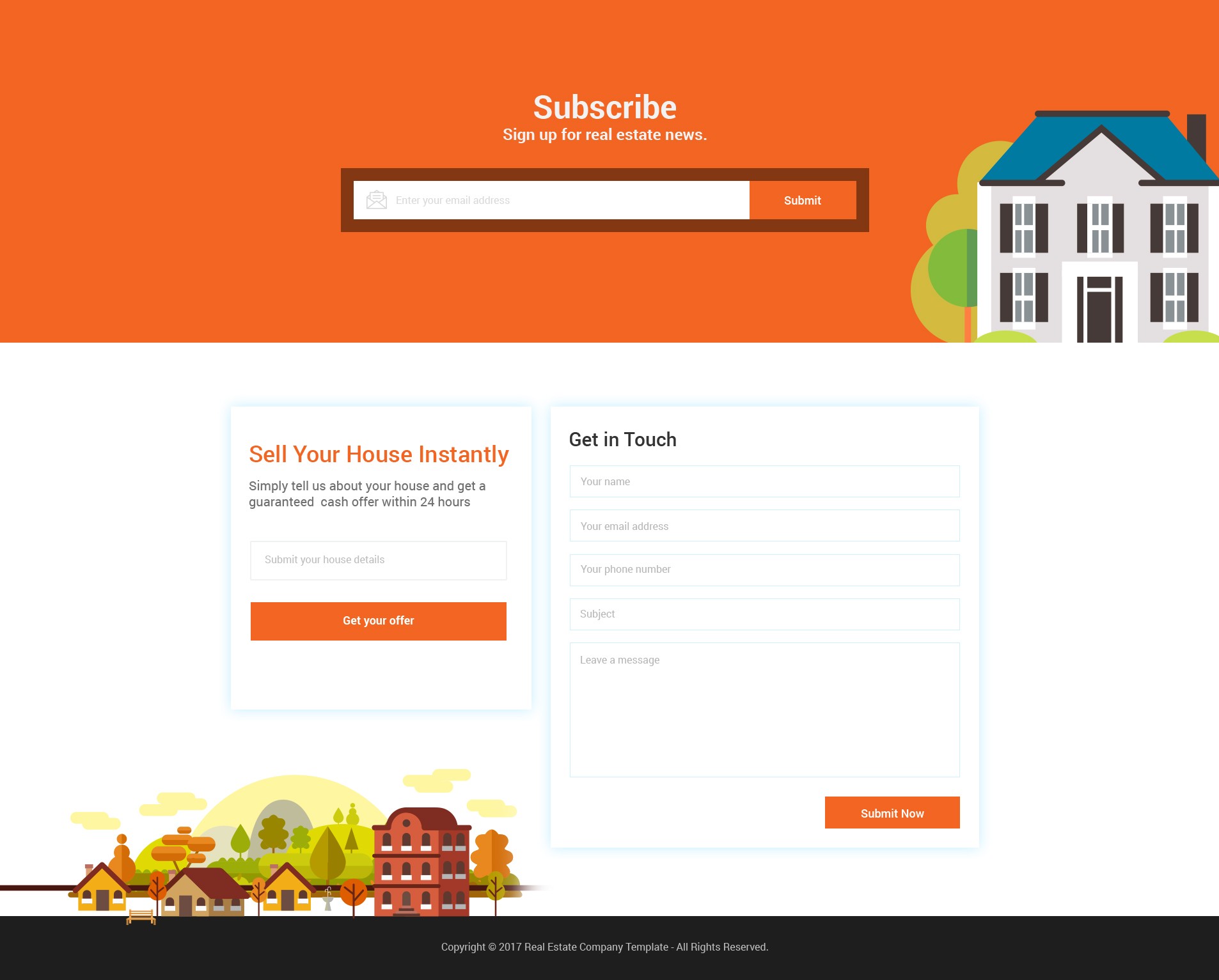 房地产公司企业网站设计模板2