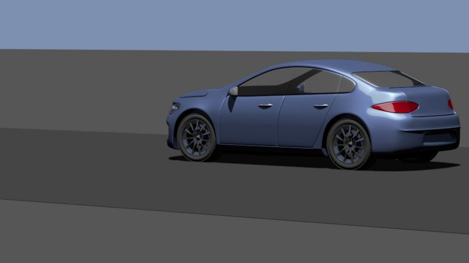 小轿车3D模型4