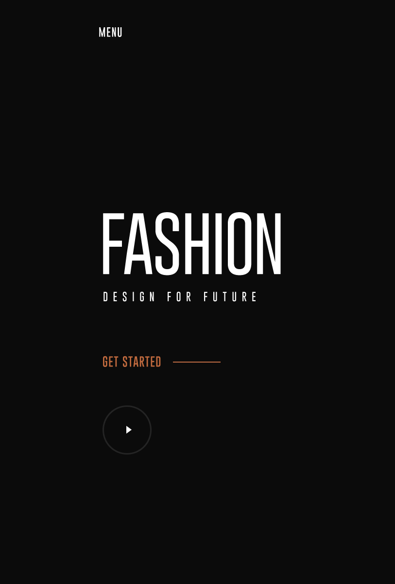 时装设计（潮流服饰）公司网站首页模板0