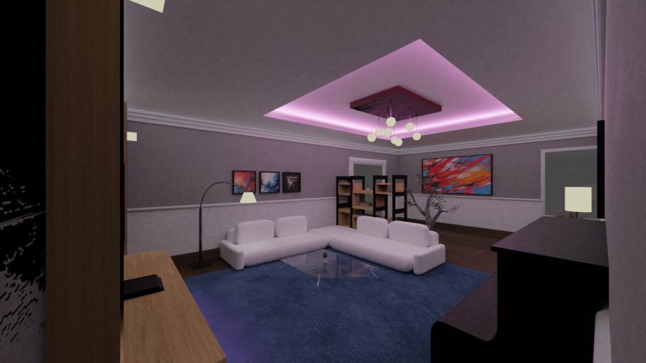 客厅3D模型0