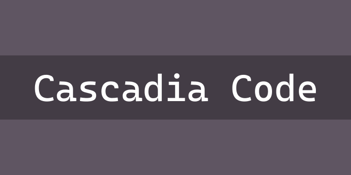 Cascadia Code2