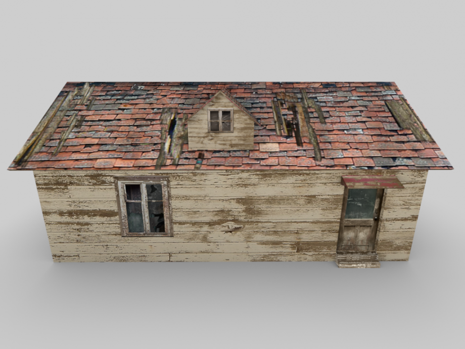 被遗弃的小屋3D模型3
