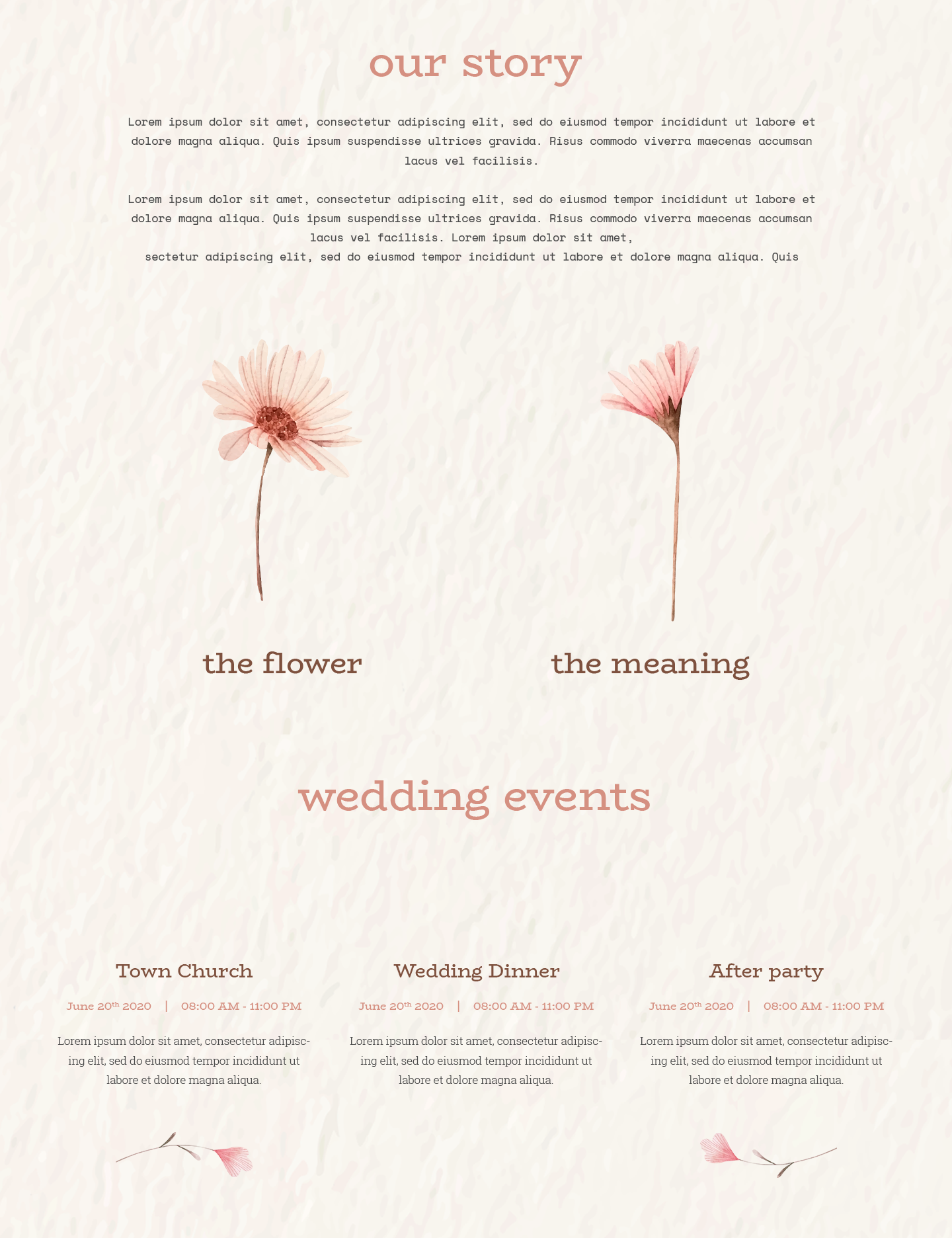 婚礼策划公司网站模板1