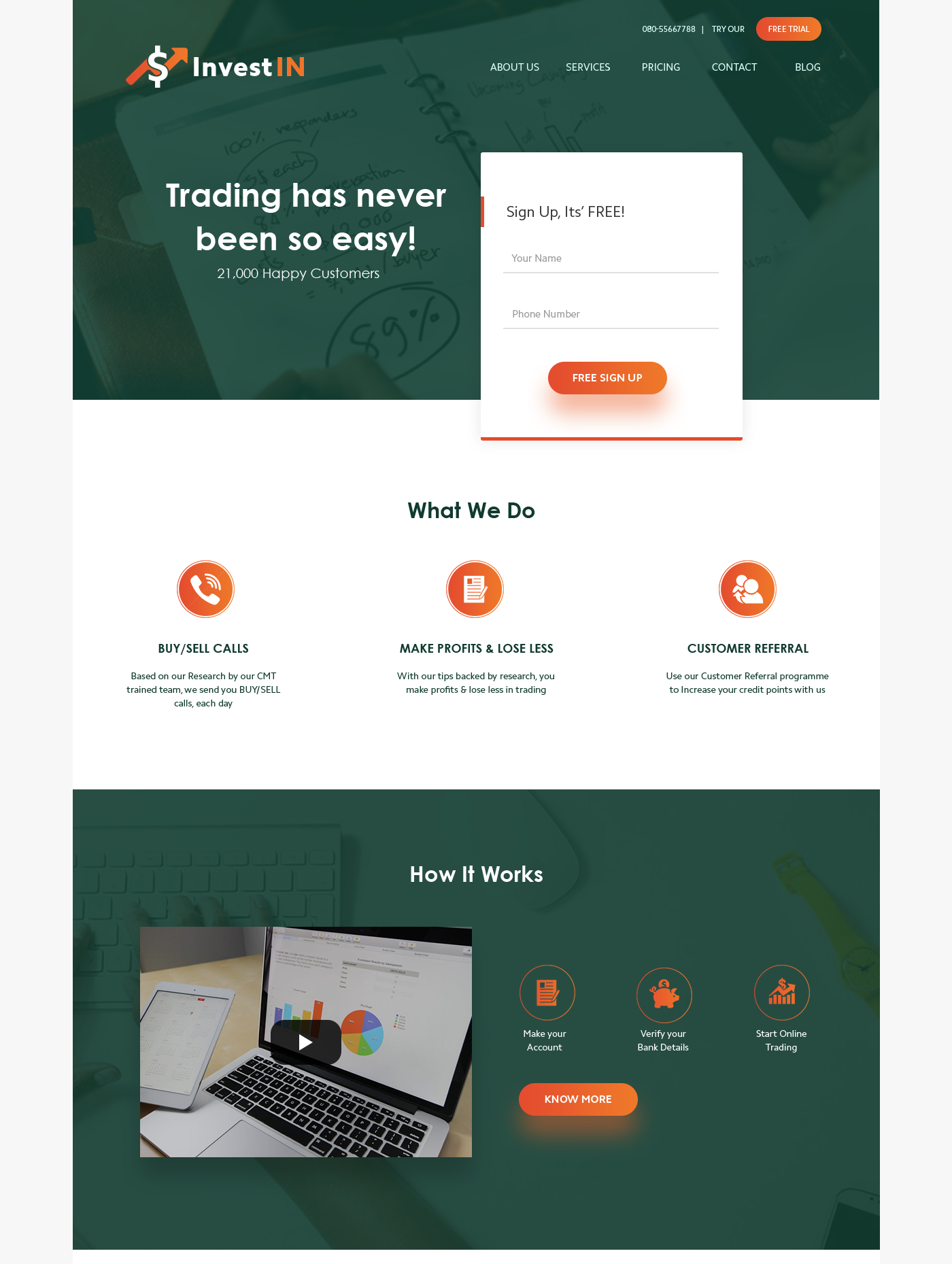 金融交易（投资理财）企业网站模板1
