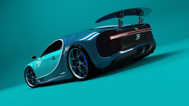 布加迪跑车3D模型3