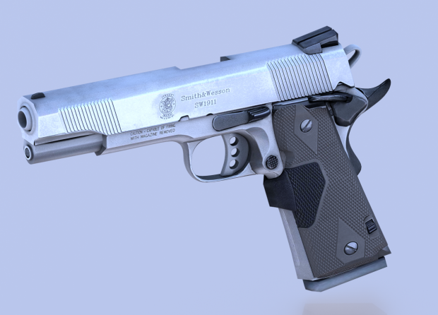 手枪3d模型4