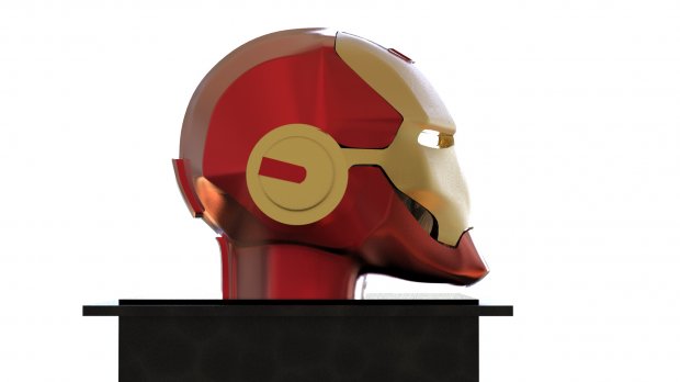 钢铁侠头盔3D模型1