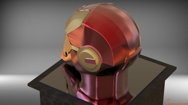 钢铁侠头盔3D模型3