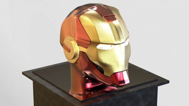 钢铁侠头盔3D模型0