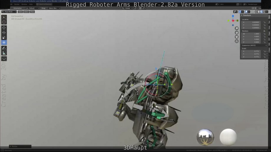 机器人手臂3D模型3