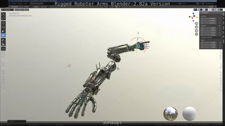 机器人手臂3D模型5