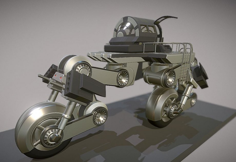 三轮车3D模型5