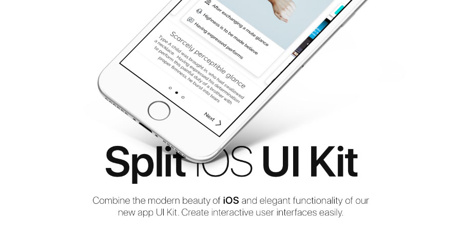 时尚简约的iOS UI Kit工具包1