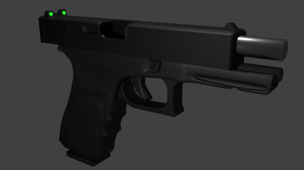 格洛克18C手枪3D模型4