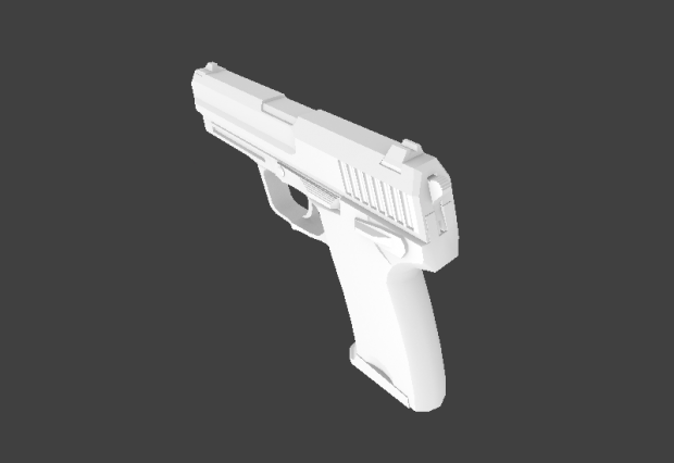 USP45手枪3D模型4