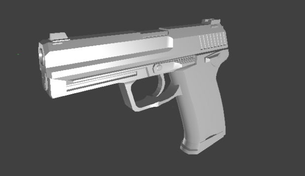 USP45手枪3D模型1