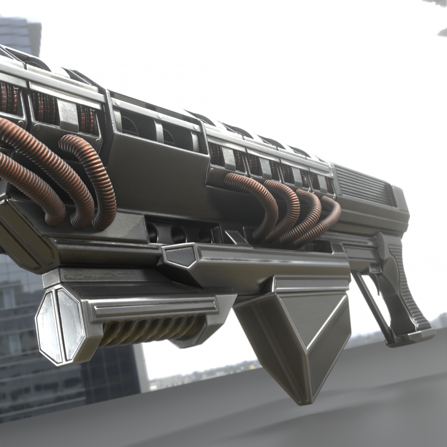 轨道炮3D模型4