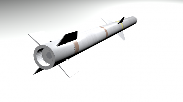 空对空导弹3D模型5