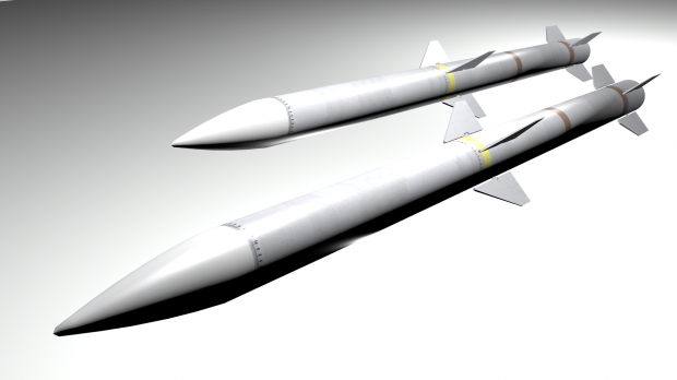 空对空导弹3D模型4