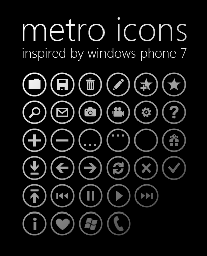 metro风格图标1