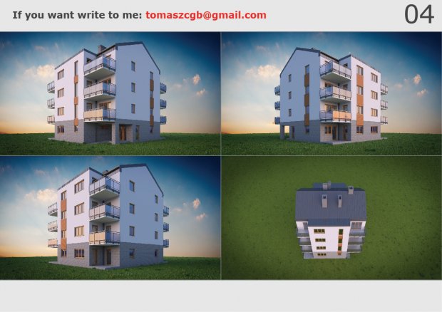 公寓大楼3D模型4
