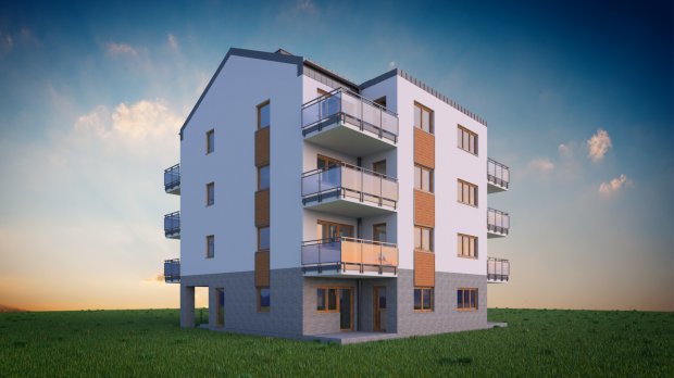 公寓大楼3D模型1