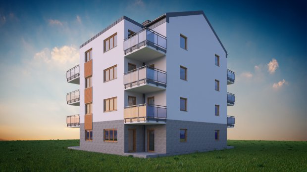 公寓大楼3D模型2