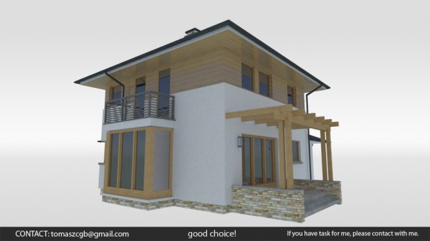 房子外部3D模型2