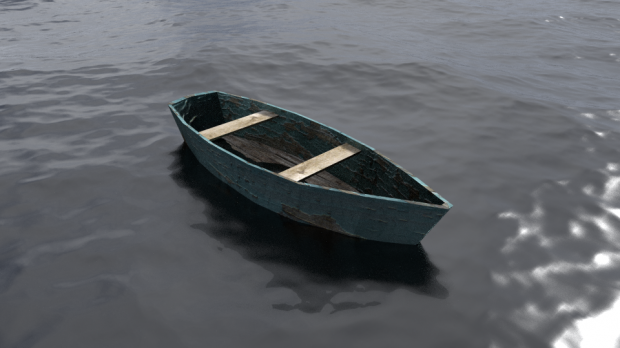 小木船3D模型0