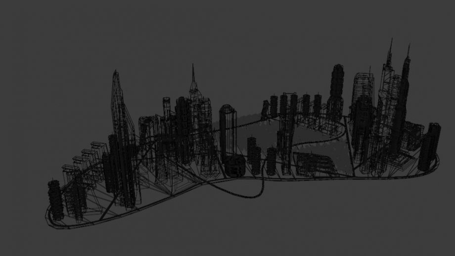 未来城市3D模型2