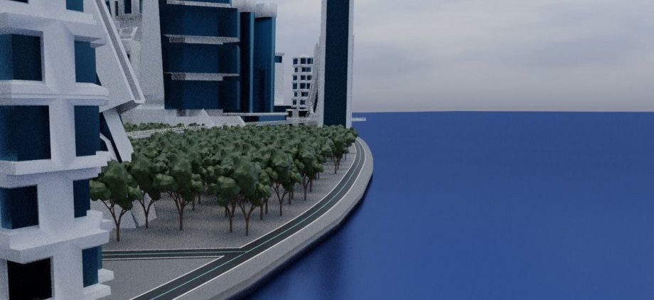 未来城市3D模型4