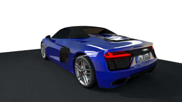 奥迪跑车3D模型5