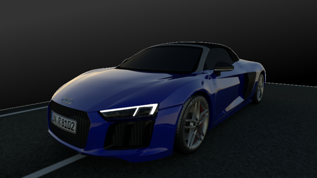 奥迪跑车3D模型0