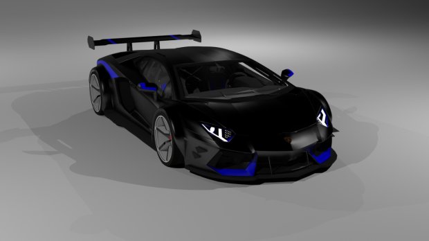 兰博基尼跑车3D模型1