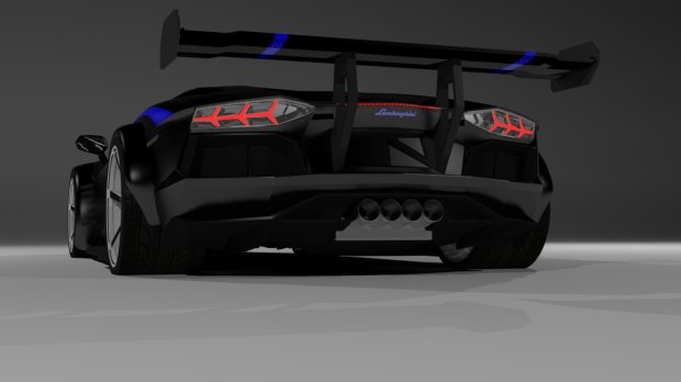 兰博基尼跑车3D模型2
