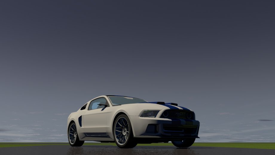 福特野马GT跑车3D模型5