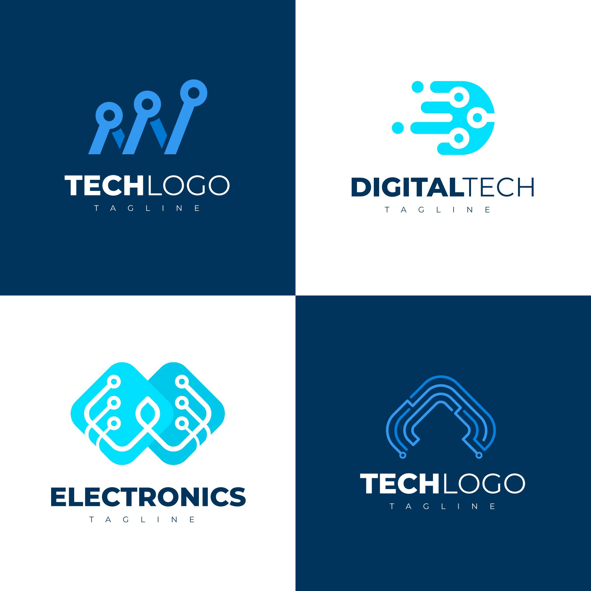 电子科技Logo矢量图0