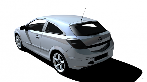 欧宝雅特轿车3D模型2
