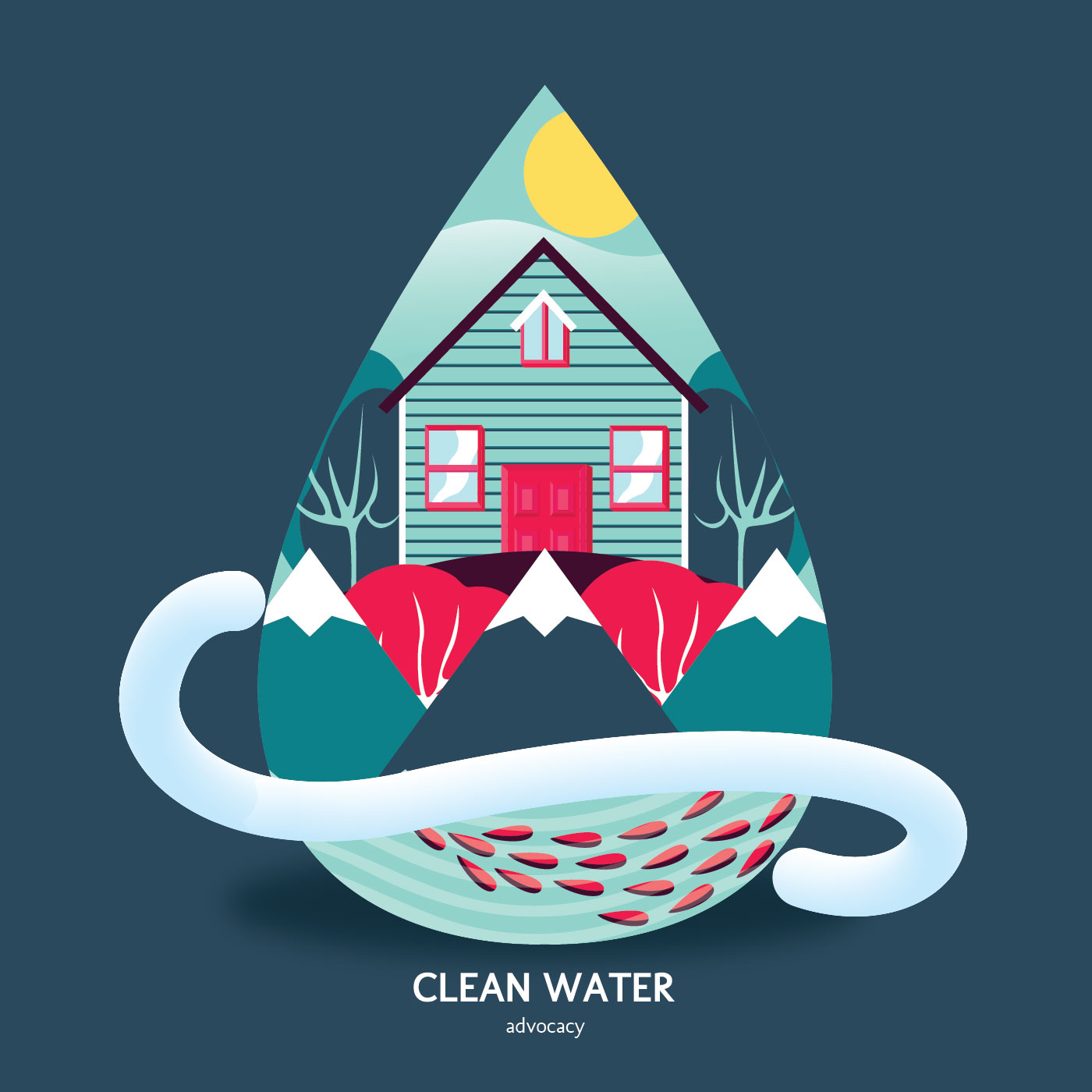 水资源宣传设计插图0