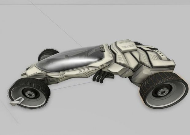 未来赛车3D模型3