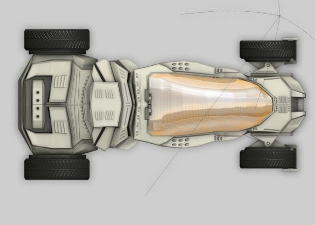 未来赛车3D模型2