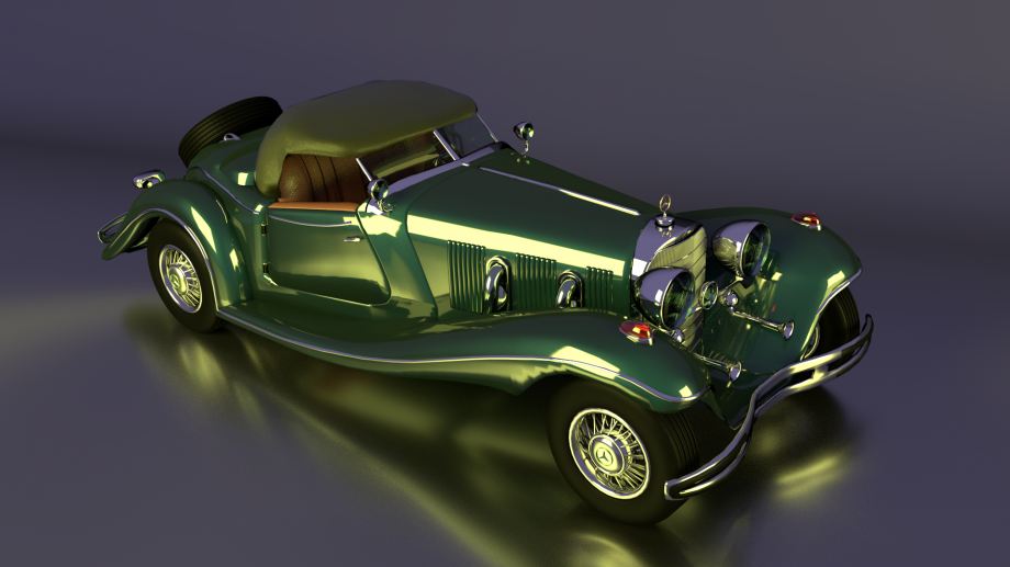 豪华跑车3D模型0