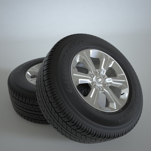 车胎3D模型0