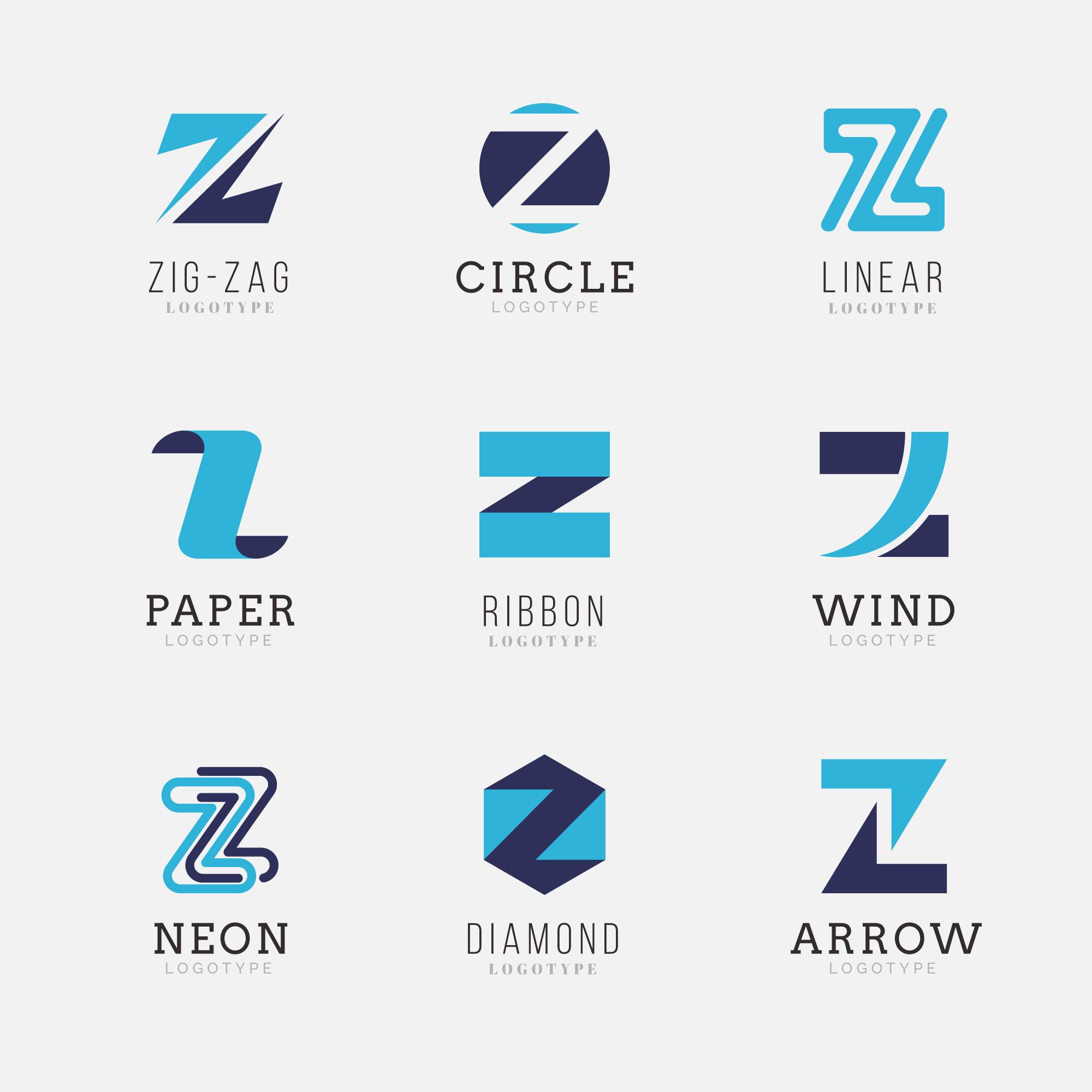 Z字母模板Logo矢量图0