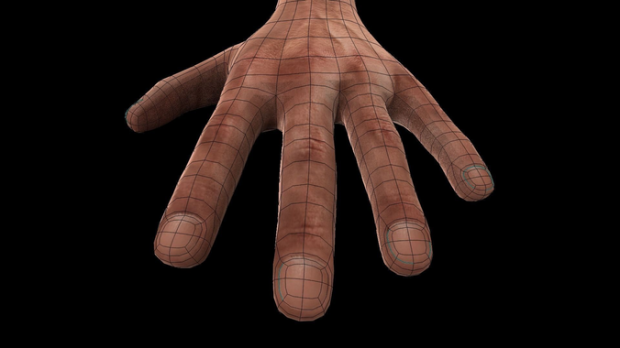 男性手掌3D模型1