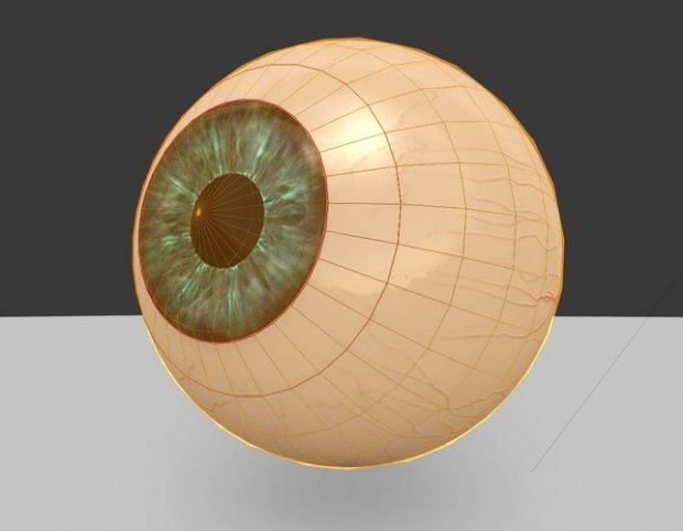 超写实眼球3D模型2