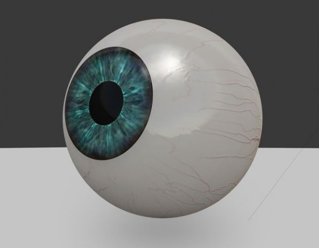 超写实眼球3D模型0