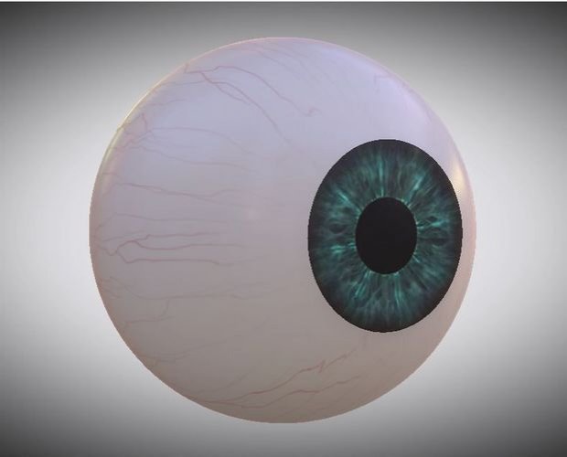 超写实眼球3D模型4